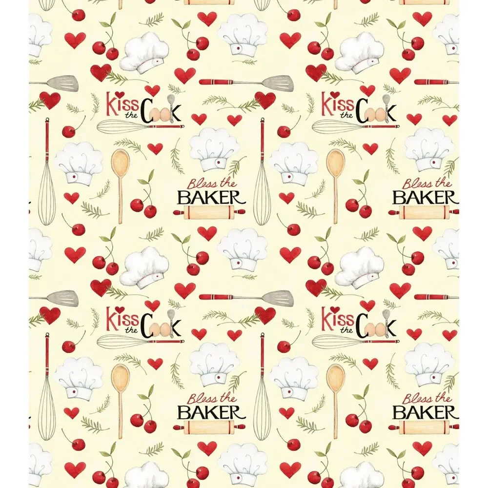 Springs Creative Bless the Baker Precut Cotton Sewing Fabric 44 x 36-in